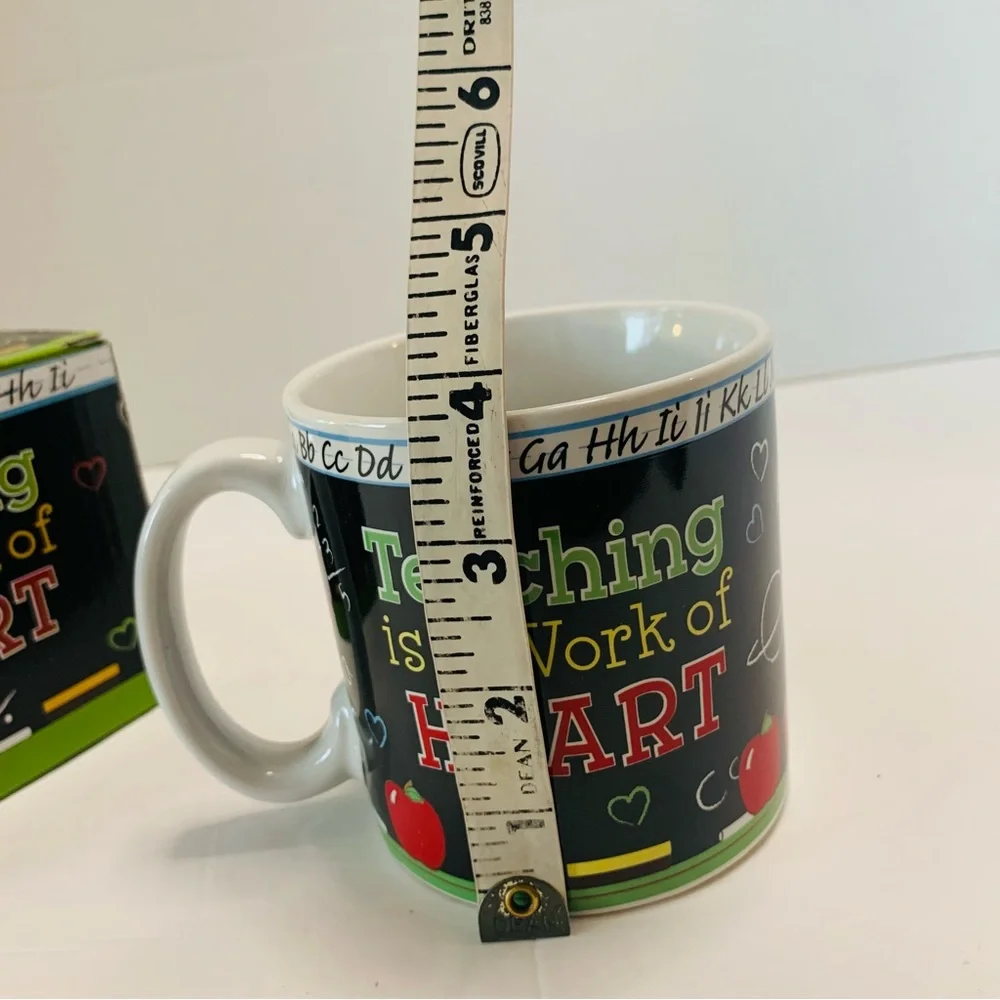 Teaching Is A Work of Heart Mug NIB